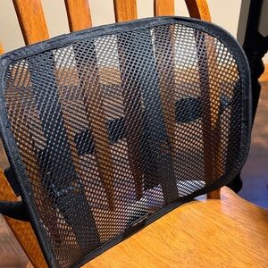 Black Mesh Back Support Cushion